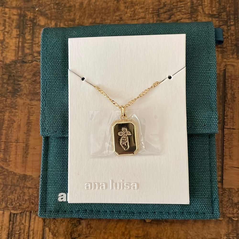 Ana Luisa Gold Forget Me Not Necklace